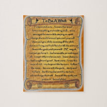 Ser un rompecabezas de bruja pagana