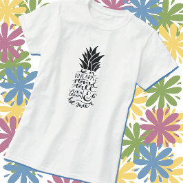 Ser una camiseta básica de piña