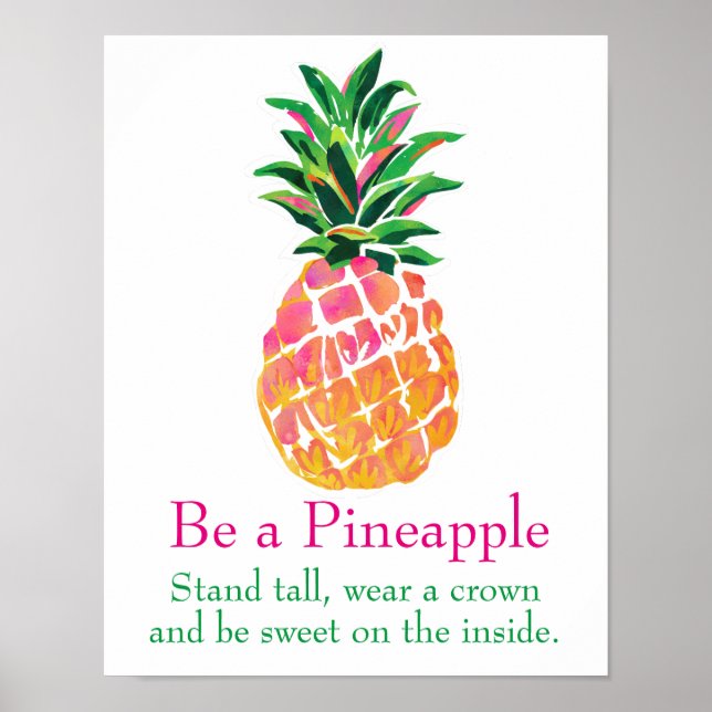 Ser una impresión de arte de piña (Frente)