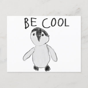 ser una postal pingüina fresca