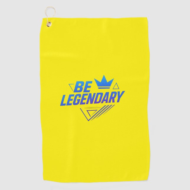 Ser una toalla de golf legendaria Deporte Motivaci (Anverso)