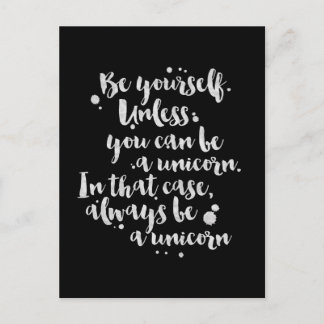 Ser unicornio - Tarjeta Inspiradora