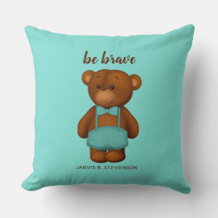 Ser valiente Cojín decorativo Teddy Bear Baby Bo