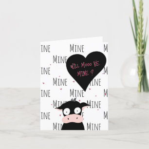 ¿Será Mío Mooo? Amor de vaca + tarjeta de San Vale