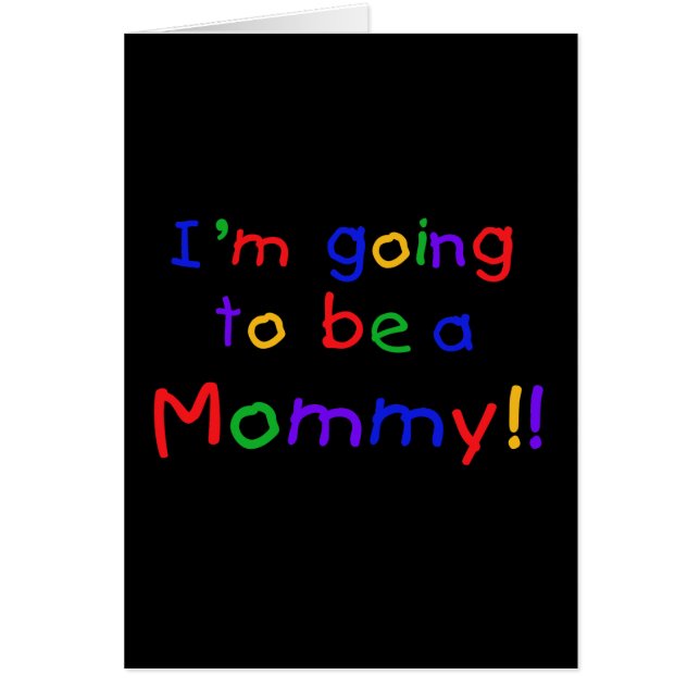 Será una mami de colores primarios (Frente)