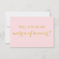 ¿Serás mi atrón de novia con tarjeta de honor?