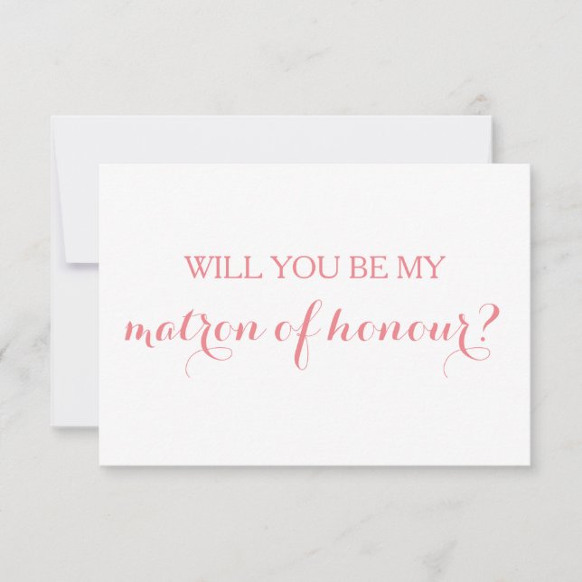 ¿Serás mi atrón de novia con tarjeta de honor? (Anverso)