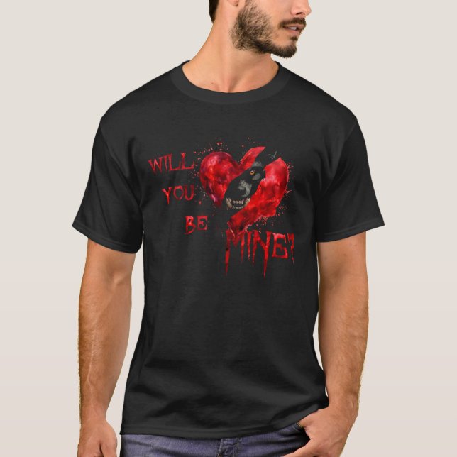 ¿Serás Mi Camiseta del Día de San Valentín (Anverso)