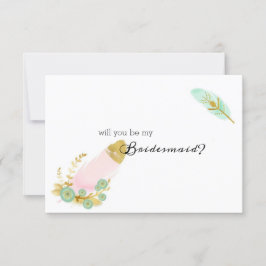 ¿Serás mi dama de honor?