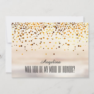 ¿Serás mi DAMA DE HONOR? Invitación