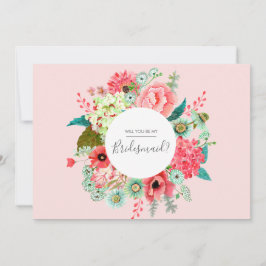¿Serás mi dama de honor | Invitaciones de Tarjeta 