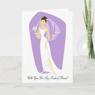 ¿Serás mi empleada de honor? Invitaciones de boda