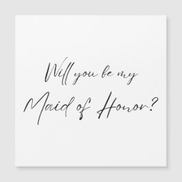 ¿Serás mi empleada de honor? Propuesta de MOH