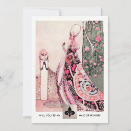 ¿Serás mi empleada de honor? Tarjetas de invitació