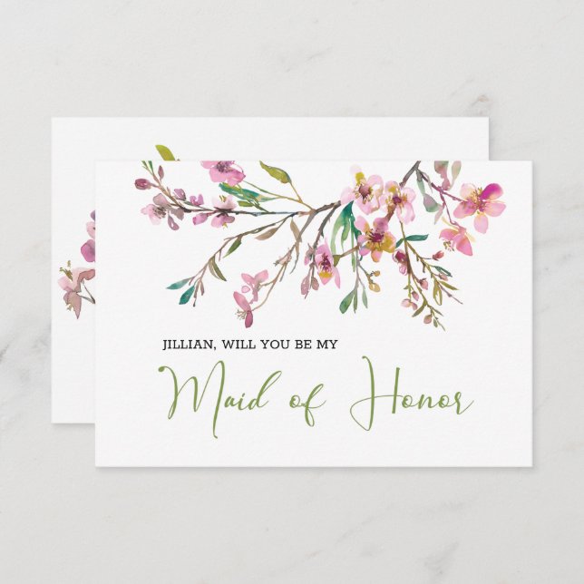 ¿Serás mi empleada del florecimiento de cerezos de (Anverso / Reverso)