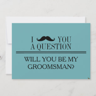 ¿Serás mi Groomsman? Invitación