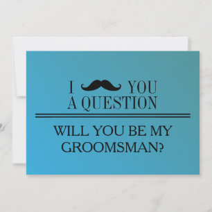 ¿Serás mi Groomsman? Invitación