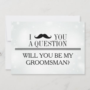 ¿Serás mi Groomsman? Invitación