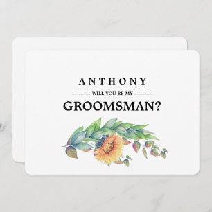 ¿Serás mi Groomsman? Invitaciones personalizados