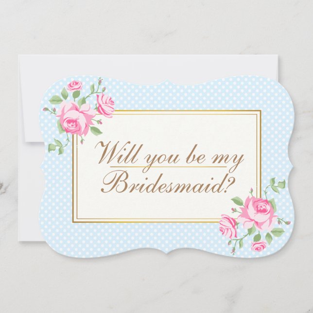 ¿Serás mi invitación a la boda de la dama de honor (Anverso)
