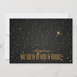 ¿Serás mi MAID DE HONOR? Invitación