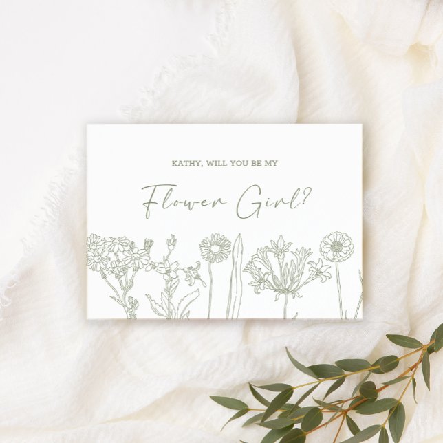 ¿Serás Mi Niña De Flores Sage Boho Flores? (Subido por el creador)