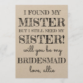 ¿Serás Mi Novia? | Tarjeta