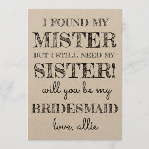 ¿Serás Mi Novia?   Tarjeta