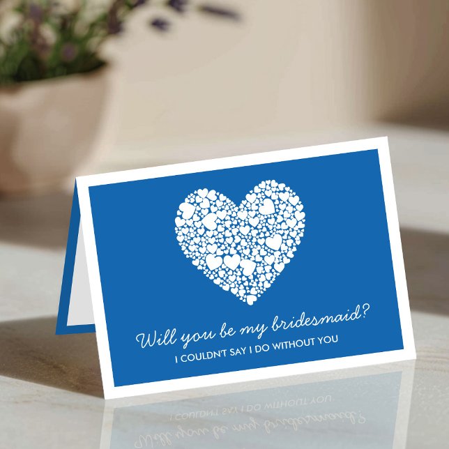 ¿Serás Mi Novia? Tarjeta de corazón azul (Subido por el creador)