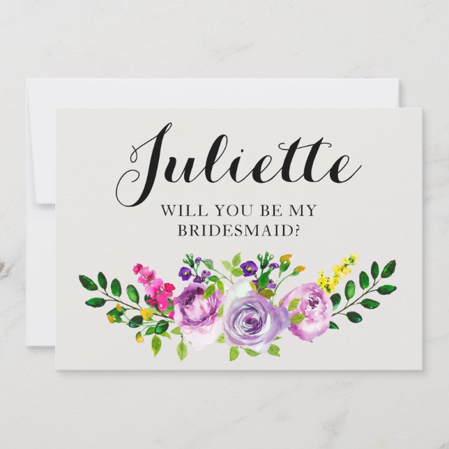 ¿Serás Mi Novia? Tarjeta de personalizable 5x7 (Anverso)