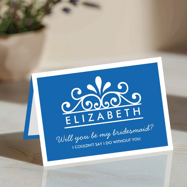 ¿Serás Mi Novia? Tarjeta Tiara Azul (Subido por el creador)