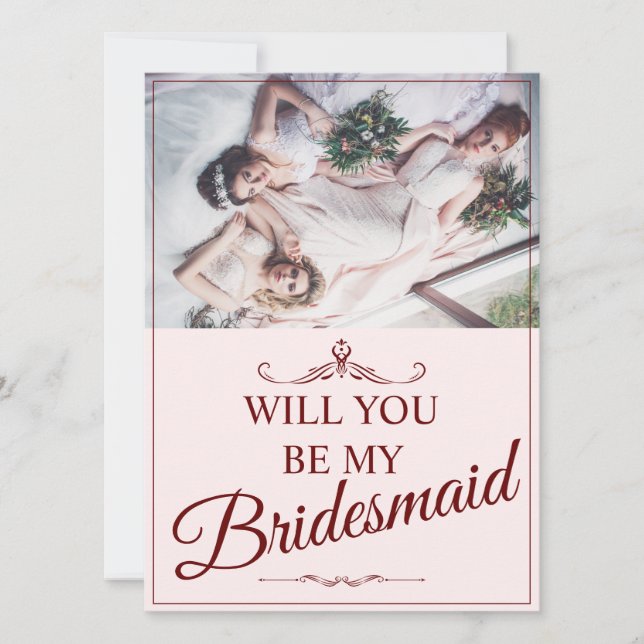 ¿Serás Mi Novia? Tres damas de honor (Anverso)