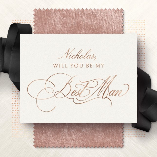 ¿Serás mi padrino Tarjeta de Papel Aluminio (Subido por el creador)