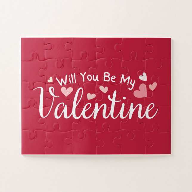 ¿Serás Mi Rompecabezas De San Valentín (Horizontal)