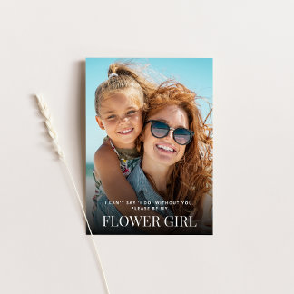 ¿Serás mi tarjeta de chica flor con foto?