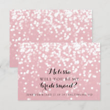 ¿Serás mi tarjeta de dama de honor?