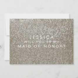 ¿Serás mi tarjeta de doncella de honor para las se