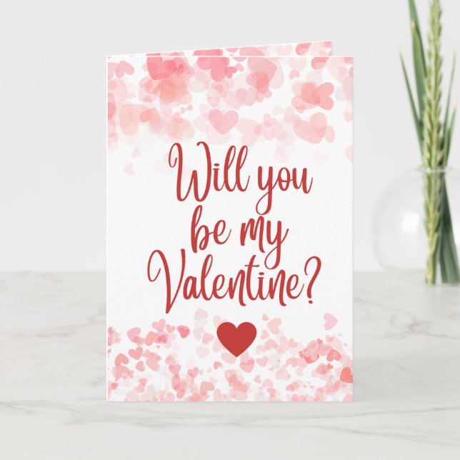 Serás mi tarjeta de felicitación de San Valentín (Anverso)