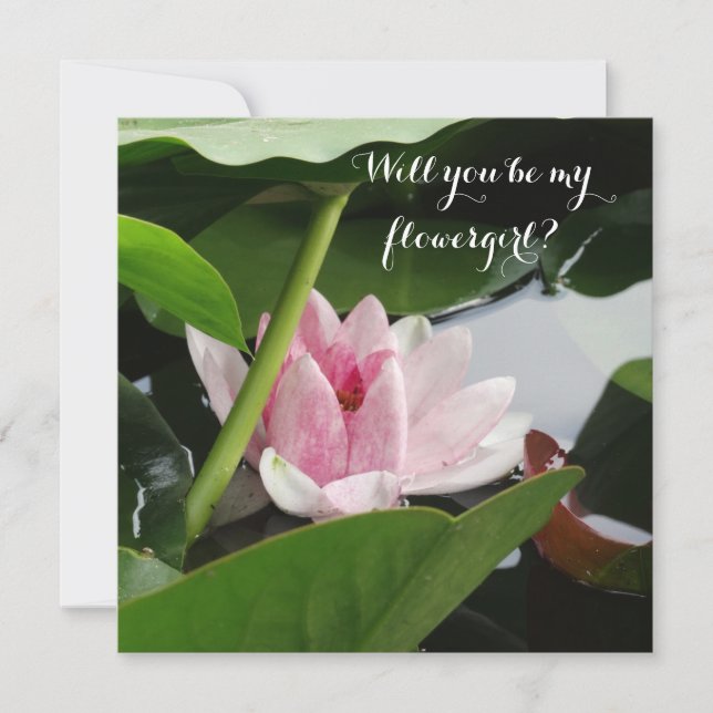 ¿Serás mi tarjeta de flowgirl, Lotus (Anverso)