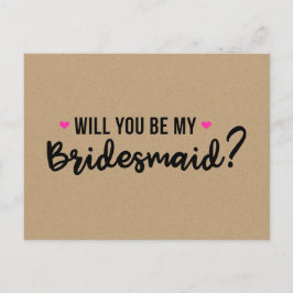 ¿Serás Mi Tarjeta De Invitación De La Novia?