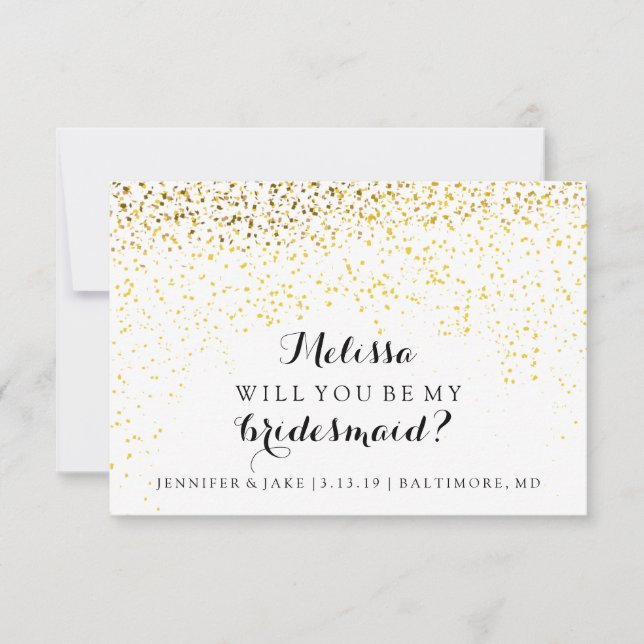 ¿Serás Mi Tarjeta De La Mujer De Novias? (Anverso)