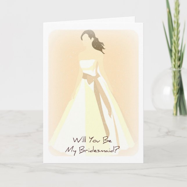 ¿Serás mi tarjeta de novia? (Anverso)