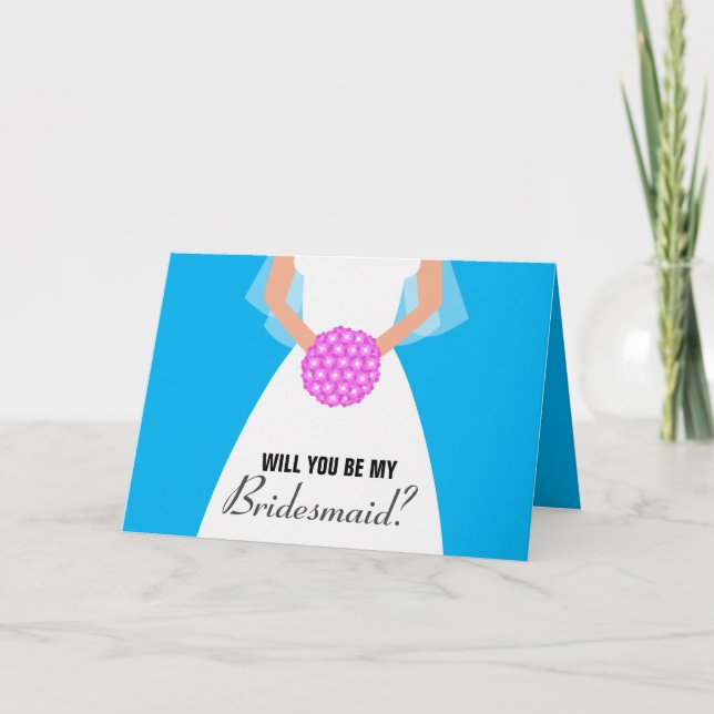 ¿Serás mi tarjeta de novia? (Anverso)