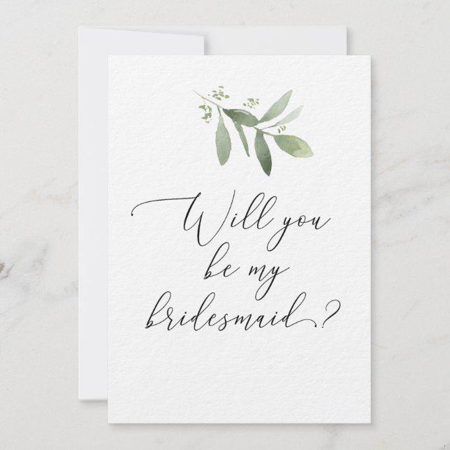 ¿Serás mi tarjeta de novia? (Anverso)