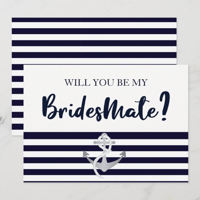 ¿Serás mi tarjeta de novia? (Anverso / Reverso)