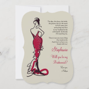 ¿Serás Mi Tarjeta De Novia (Borgoña)?