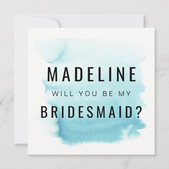 ¿Serás mi tarjeta de Personalizado de la dama de h (Anverso)