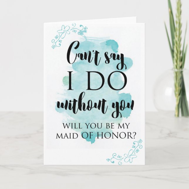 ¿Serás mi tarjeta de preguntas de honor? (Anverso)