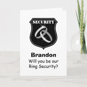 ¿Serás mi tarjeta de proposición de seguridad de a