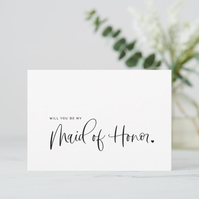 ¿Serás mi tarjeta de propuesta de donante de honor (Anverso de pie)